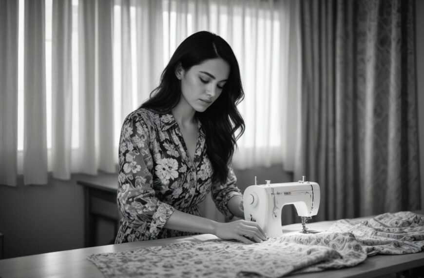 Sewing Machinist At Curtain Concepts
