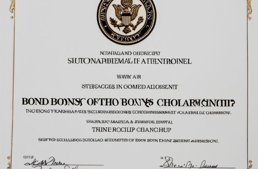 Bond Scholarship